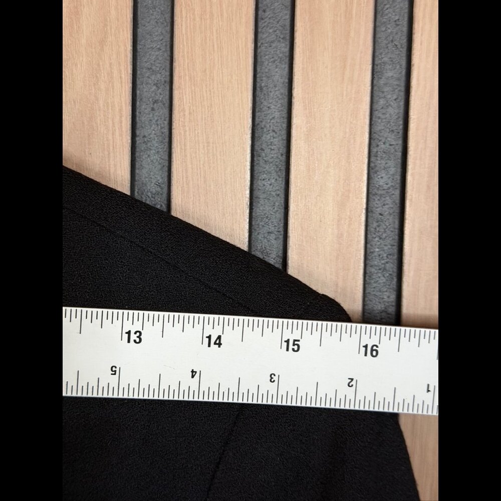 New Clifford & Willo Jacket 6 Petite Womens Black 100% Wool Double-Breasted CW - Picture 4 of 10